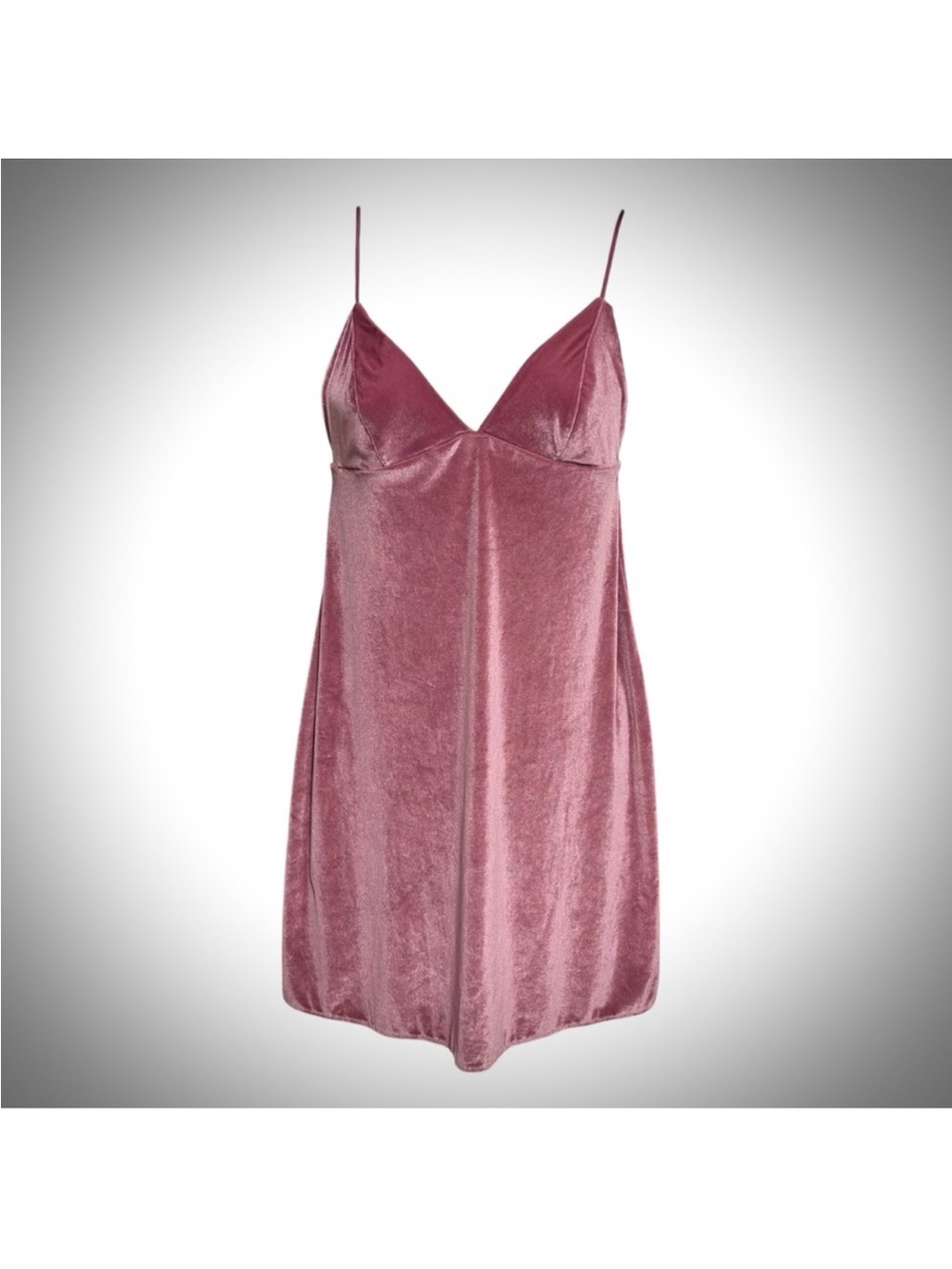 Victoria’s Secret Velvet Chemise Slip M Soft Girl Coquette Sleepwear Nightgown
